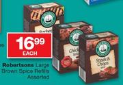 Robertsons Large Brown Spice Refills Assorted-Each