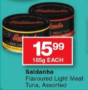 Saldanha Flavoured Light Meat Tuna Assorted-185g Each