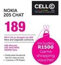 Nokia-205 Chat-On Straight Up 100