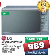LG Silver Microwave Oven-38 Ltr (MS3949CS)