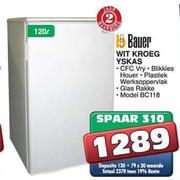 Bauer Wit Kroeg Yskas-120 Ltr (BC118)
