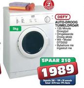 Defy Auto-Droog Tuimeldroer-5kg (DTD252)
