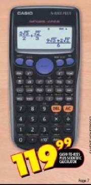 Casio calculator at shoprite on sale