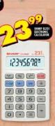 Sharp EL231 Electronix Calculator