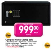 Yale Compact Home Laptop Safe