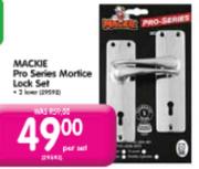 Mackie Pro Series Mortice Lock Set
