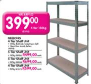 Geelong 5 Tier Shelf Unit-150kg