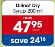 Dilinct Dry Syrup 200ml-Each
