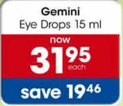 Gemini Eye Drops 15ml-Each