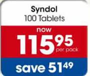 Syndol 100 Tablets-Per Pack