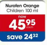 Nurofen Orange Children 100ml-Each