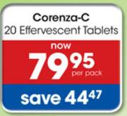 Corenza-C-20 Effervescent Tablets