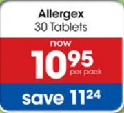 Allergex-30 Tablets