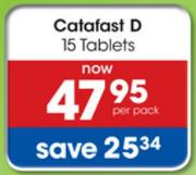 Catafast D-15 Tablets