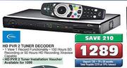 DSTV HD PVR 2 Tuner Decoder