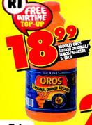 Brookes Oros Squash Original/Lemos/Naartre-2Ltr Each