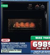 Defy Gemini Petitchef Oven-710mm(DBO426)