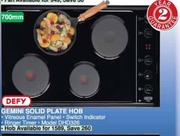 Defy Gemini Solid Plate Hob-700mm(DHD326)