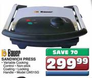 Bauer Sandwich Press(LW015G)