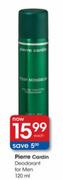 Pierre Cardin Deodorant For Men-120ml Each