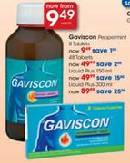 Gaviscon Peppermint Liquid Plus-300ml