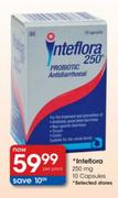 Inteflora 250mg Capsules-10 per pack