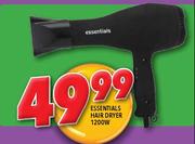 Essentials Hair Dryer-1200W