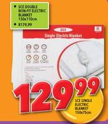 SCE Single Electric Blanket-150 x 75cm