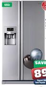 Samsung Silver Fridge-660Ltr.