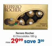 Ferrero Rocher 8 Chocolate-100g