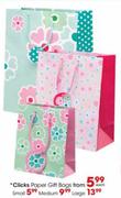 Clicks Paper Gift Bags-Small