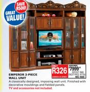 Emperor 3-Piece Wall Unit