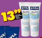 Nivea Soft Moisturising Cream-75ml each