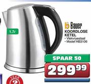 Bauer Koordlose Ketel-1.7ltr