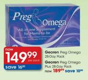 Georen Preg Omega 28-Day Pack