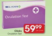 Clicks Ovulation Test
