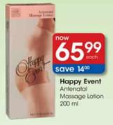 Happy Event Antenatal Massage Lotion-200ml