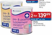 Clicks Pre- & Postnatal Supplement-2x400g