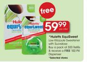 Huletts EquiSweet Low Kilojoule Sweetener with Sucrolose-300 Refills