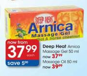 Deep Heat Arnica Massage Gel-50ml
