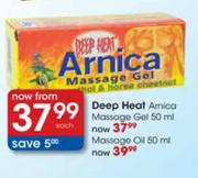 Deep Heat Arnica Massage Oil-50ml