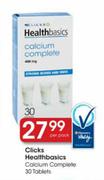 Clicks Healthbasics Calcium Complete-30 Tablets per pack