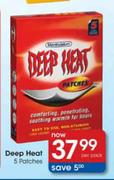 Deep Heat 5 Patches-per pack