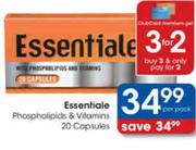 Essentiale Phospholipids & Vitamins-20 Capsules