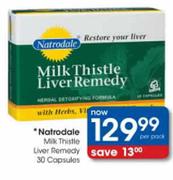 Natrodale Milk Thistle Liver Remedy-30 Capsules