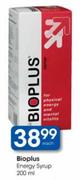 Bioplus Energy Syrup-200ml