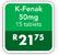 K-Fenak 50mg-15 Tablets