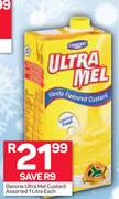Danone Ultra Mel Custard-1Ltr Each