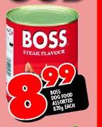 Boss Dog Food Assorted-870gm Each