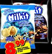Milkit Flavoured Lollipops Assorted-8's each